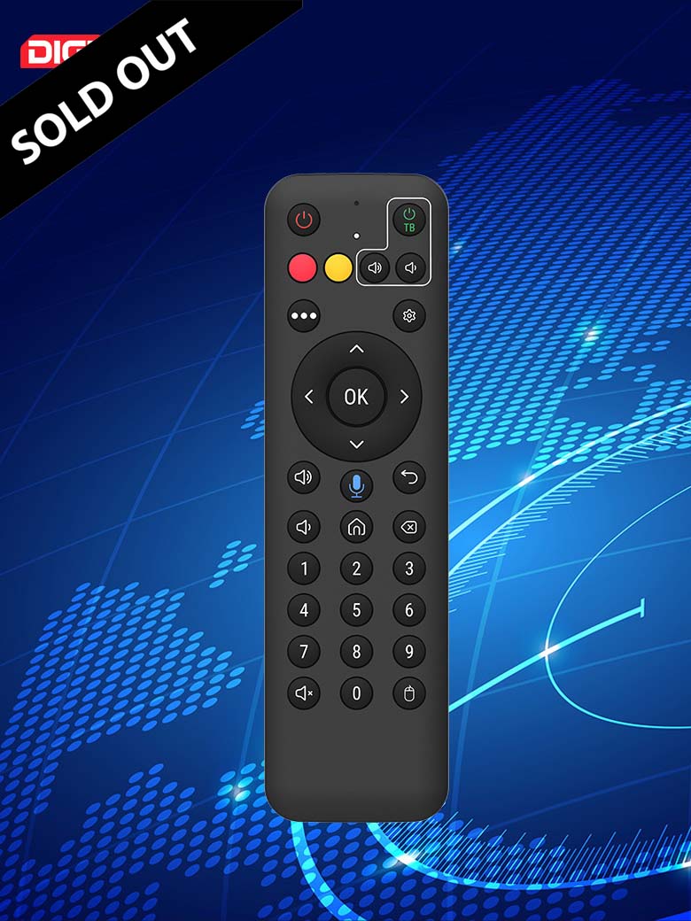 Digimark Remote Original Voice Remote Control for DIGIBox D3 Plus,DIGI TV Box